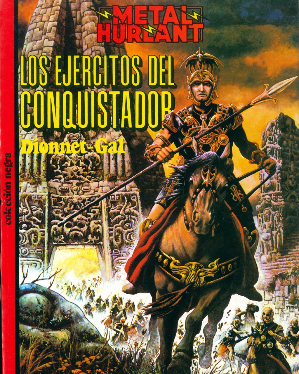 Portada ampliada de LOS EJERCITOS DEL CONQUISTADOR