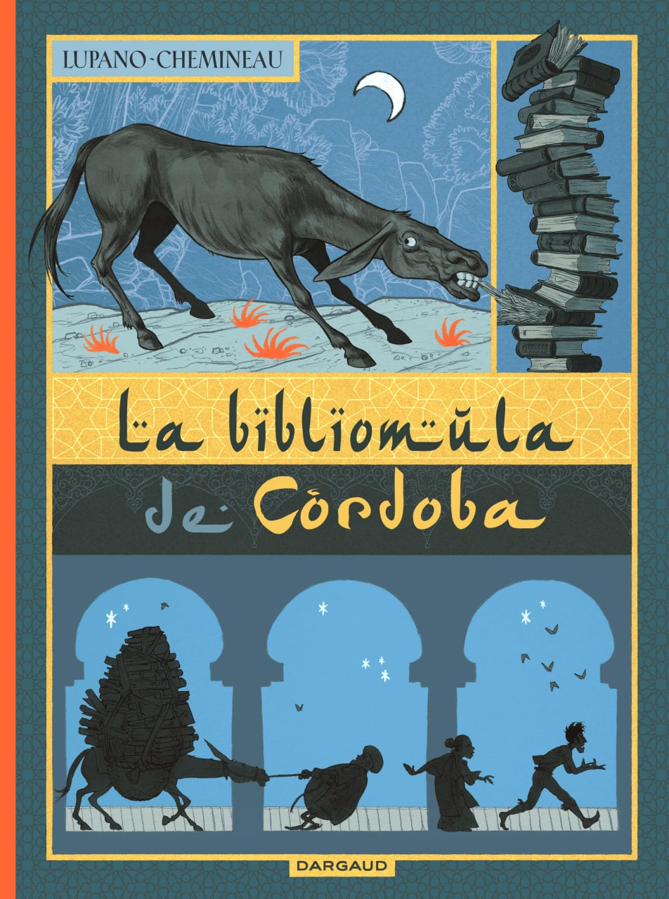 Portada ampliada de La bibliomula de Córdoba