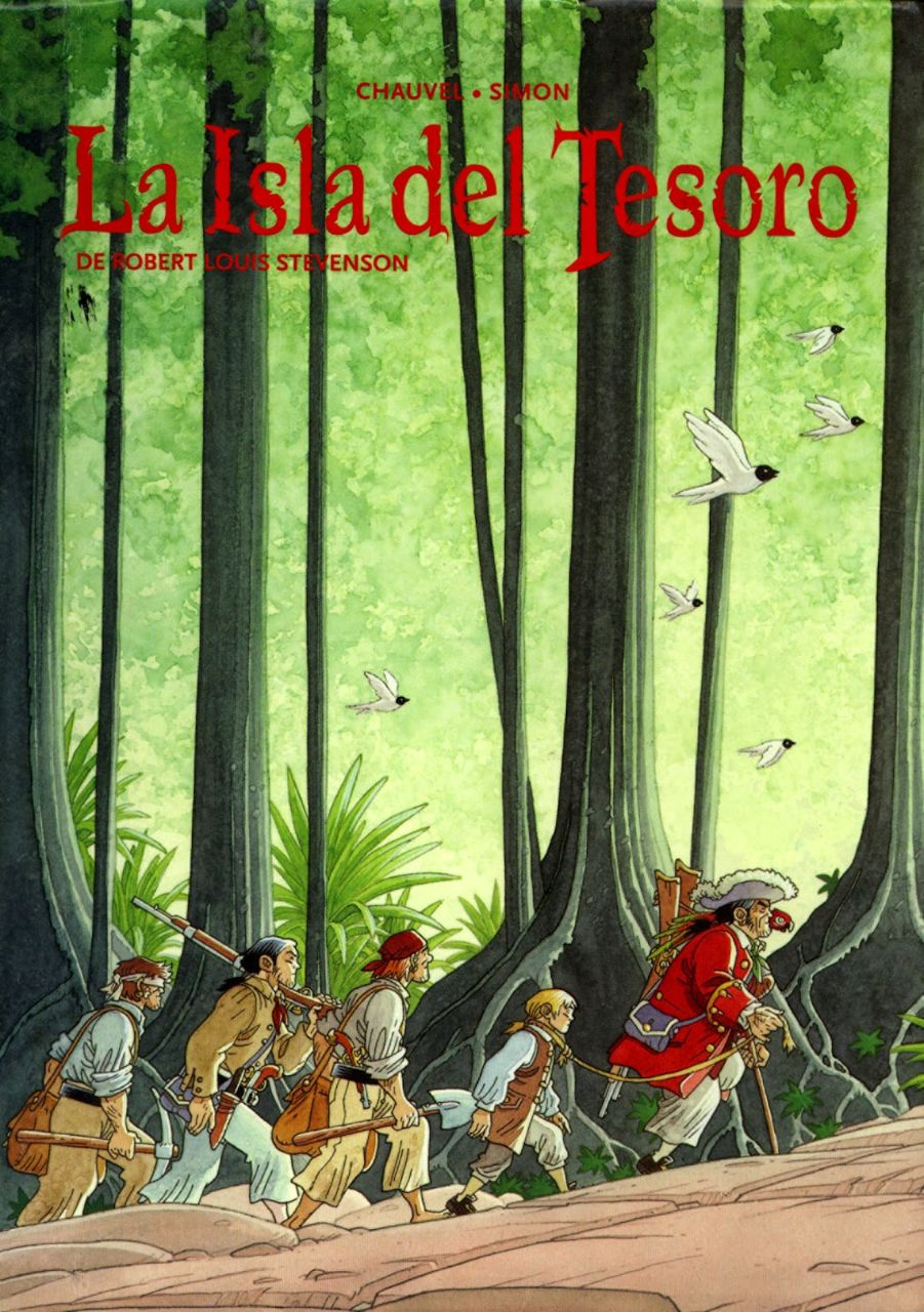 Portada ampliada de La Isla del Tesoro