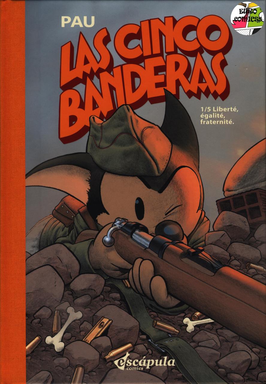 Portada ampliada de LAS CINCO BANDERAS