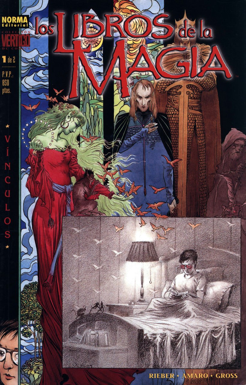 Portada ampliada de los LIBROS de la MAGIA