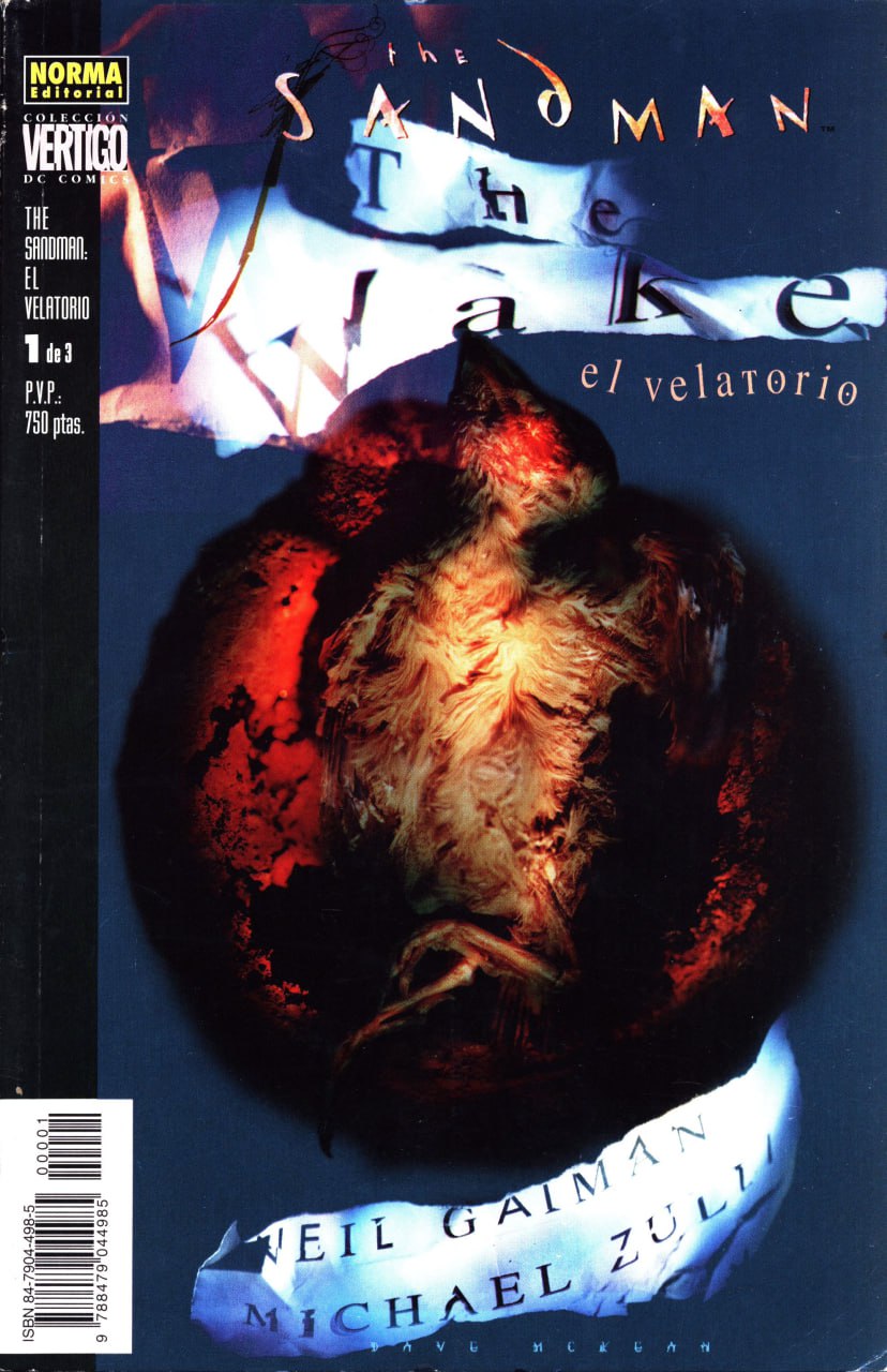 Portada ampliada de The Sandman: The Wake