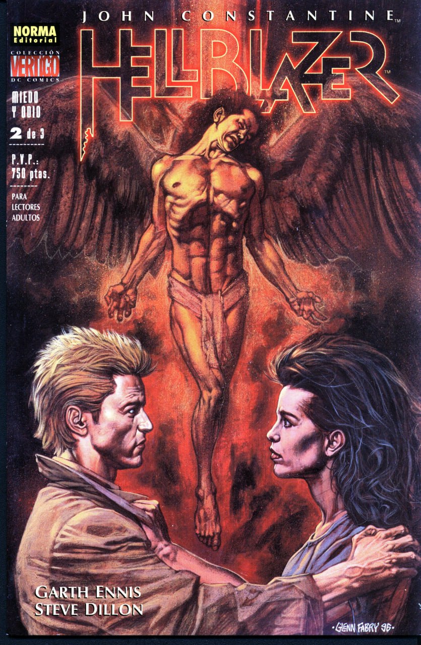 Portada ampliada de Hellblazer