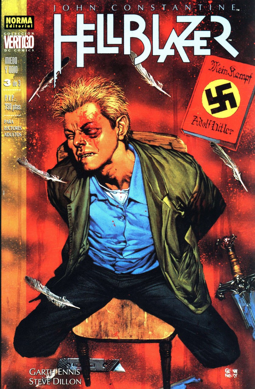 Portada ampliada de Hellblazer