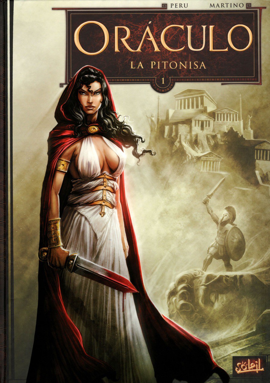 Portada ampliada de ORÁCULO LA PITONISA