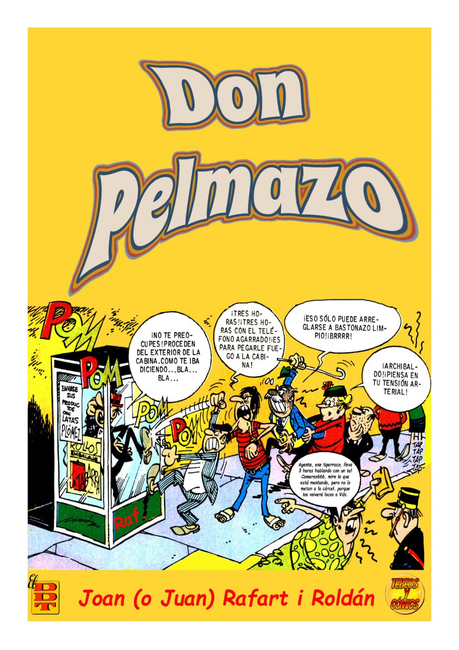 Portada ampliada de Don Pelmazo