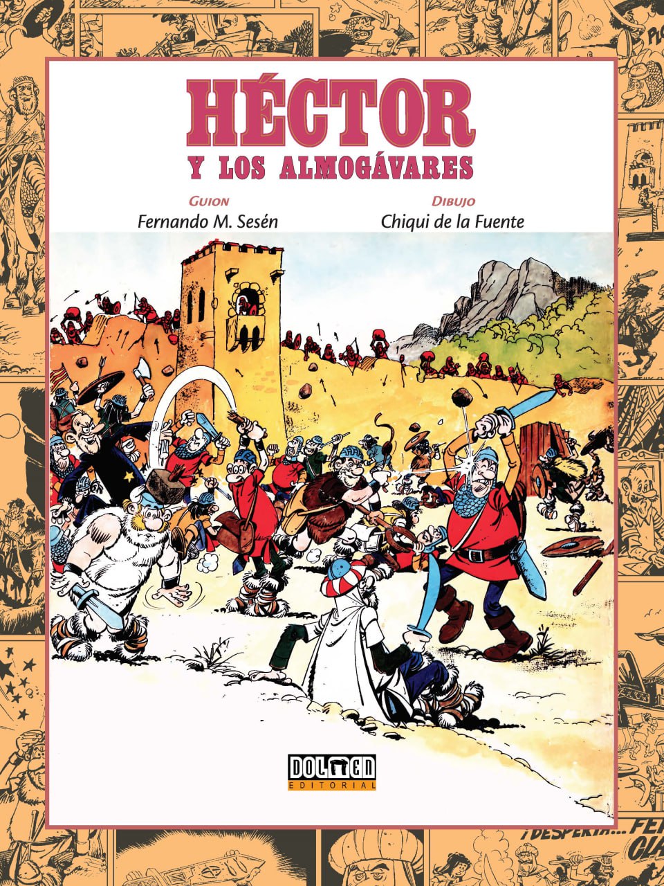 Portada ampliada de Héctor y los Almogávares