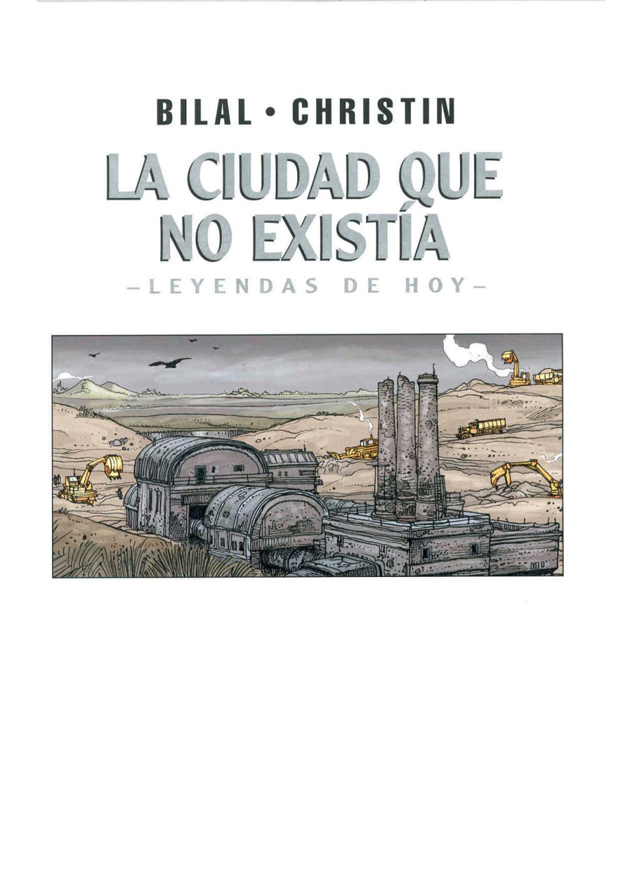 Portada ampliada de LA CIUDAD QUE NO EXISTÍA