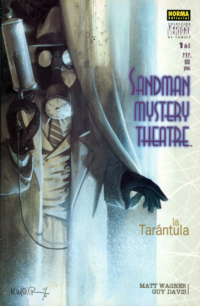 Portada ampliada de Sandman Mystery Theatre
