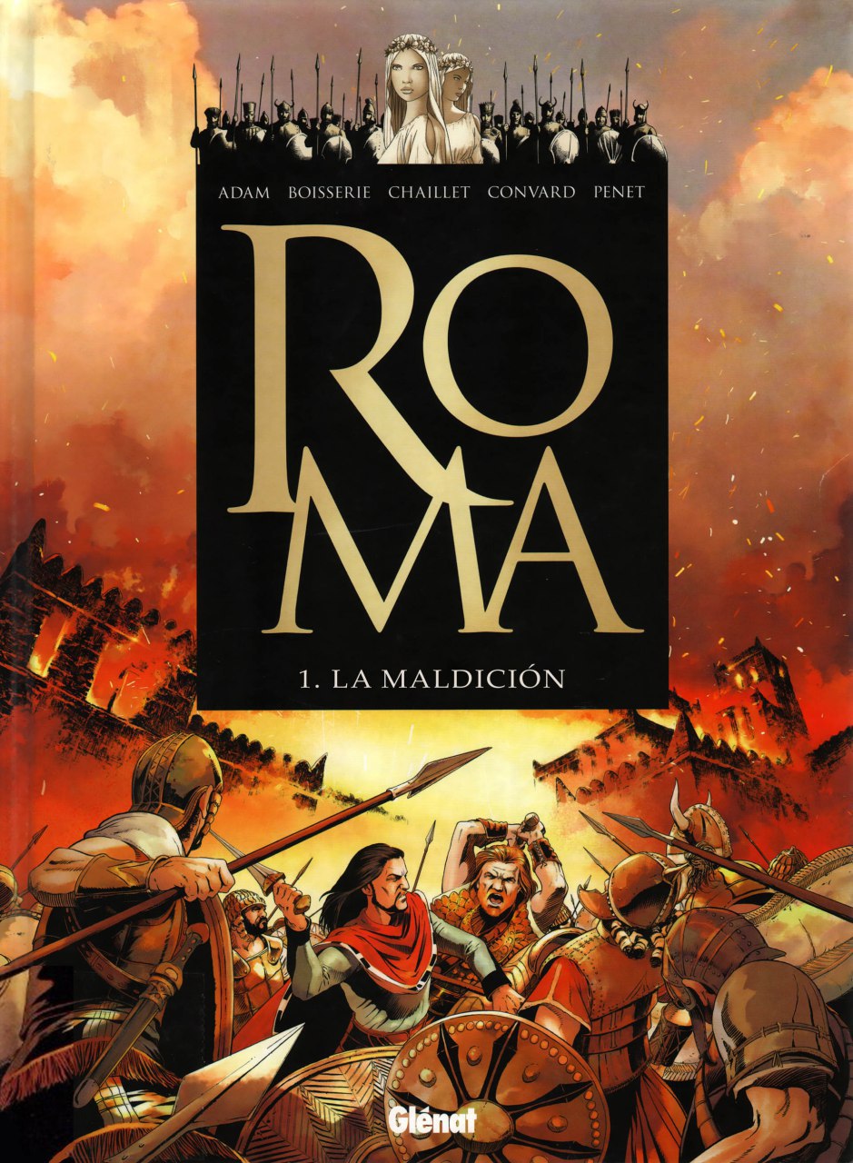 Portada ampliada de ROMA 1. LA MALDICIÓN