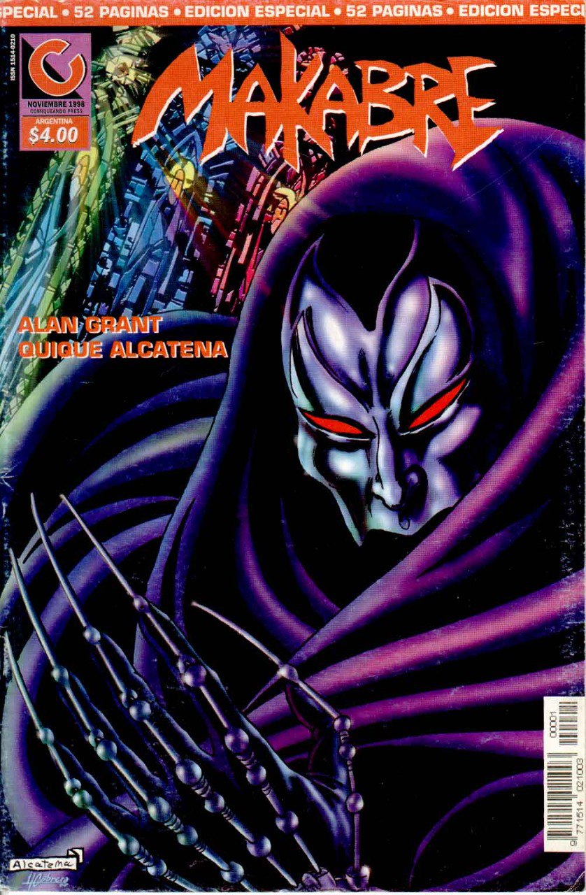 Portada ampliada de Makabre