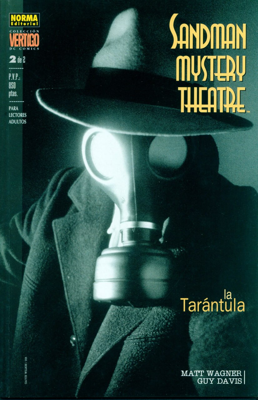 Portada ampliada de Sandman Mystery Theatre la Tarántula