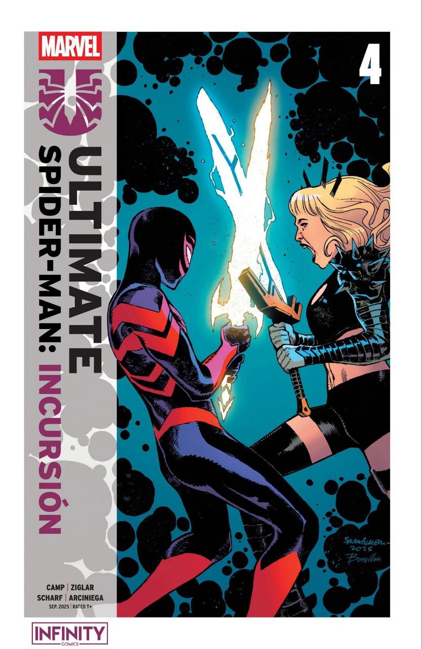 Portada ampliada de ULTIMATE SPIDER-MAN: INCURSION