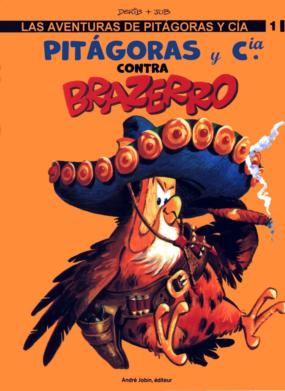 Portada ampliada de PITÁGORAS y Cía CONTRA BRAZERRO