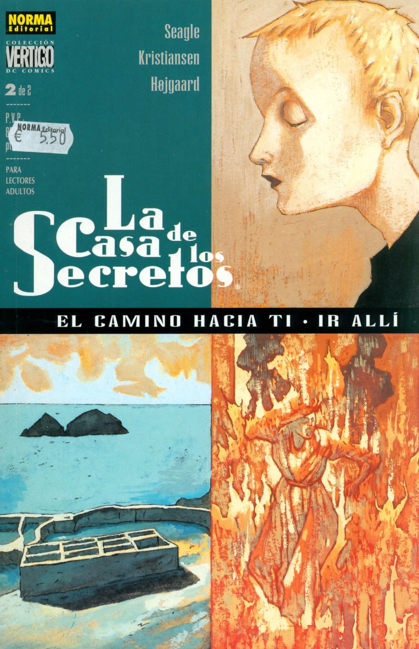 Portada ampliada de La Casa de los Secretos