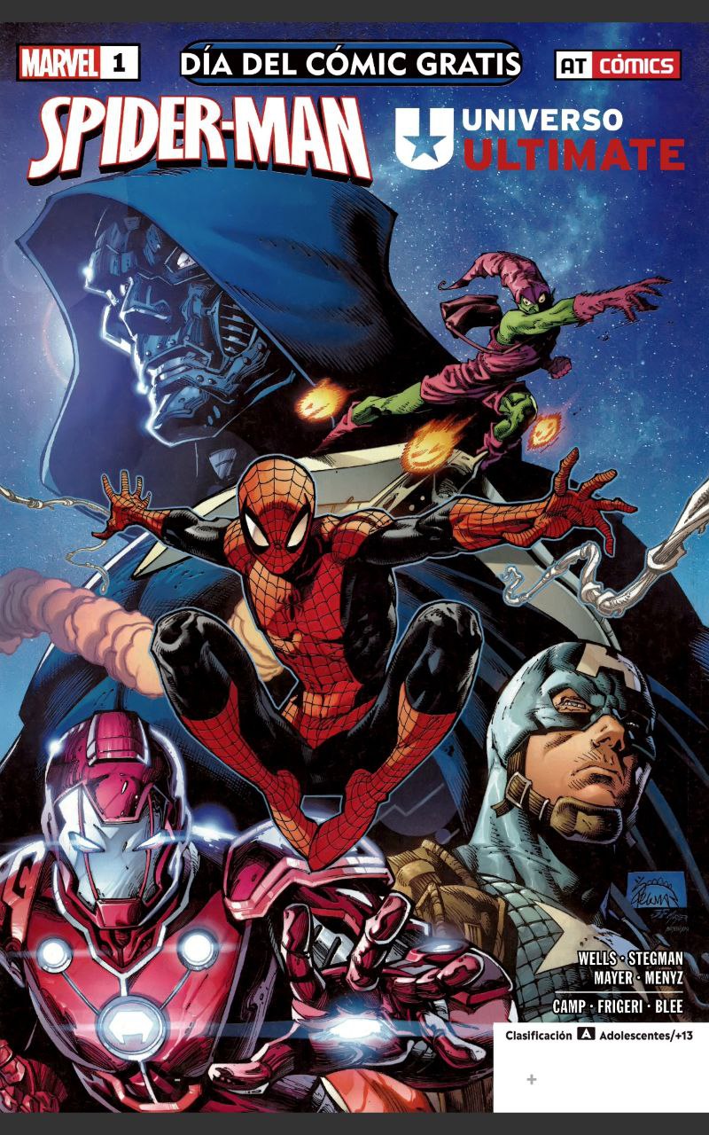 Portada ampliada de SPIDER-MAN