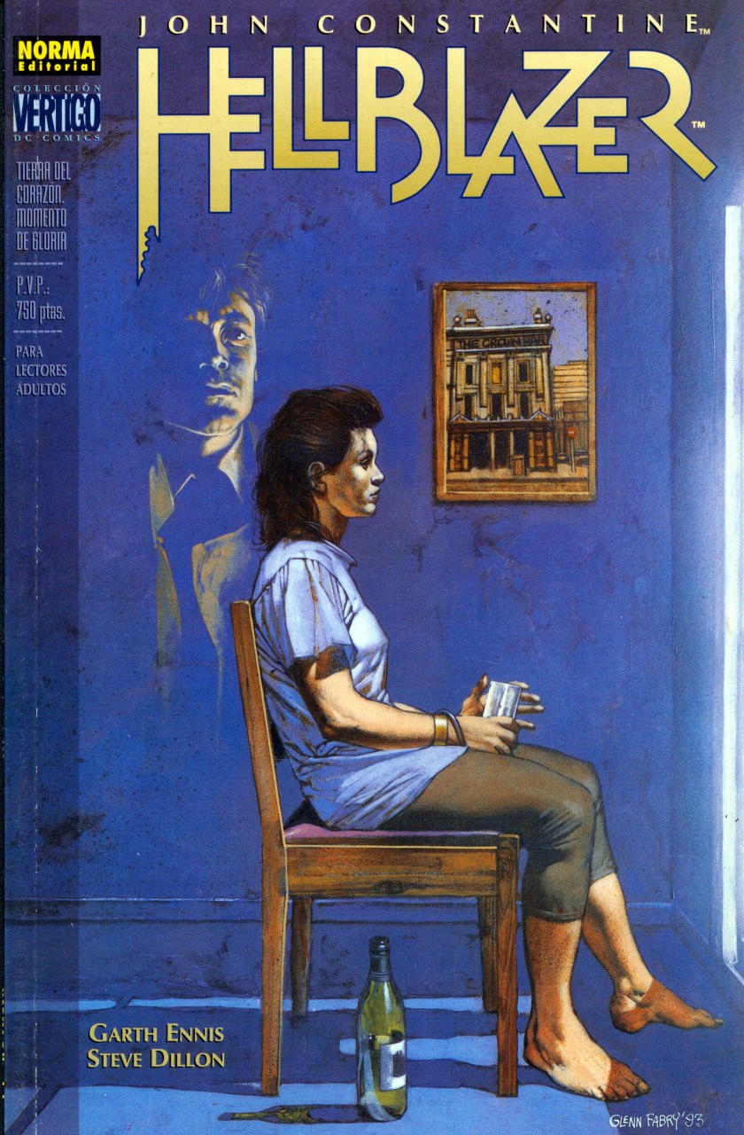 Portada ampliada de Hellblazer
