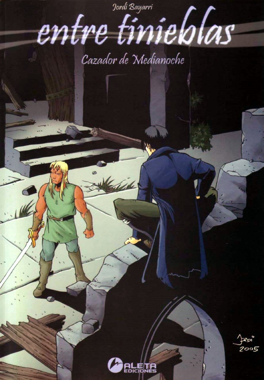 Portada ampliada de entre tinieblas