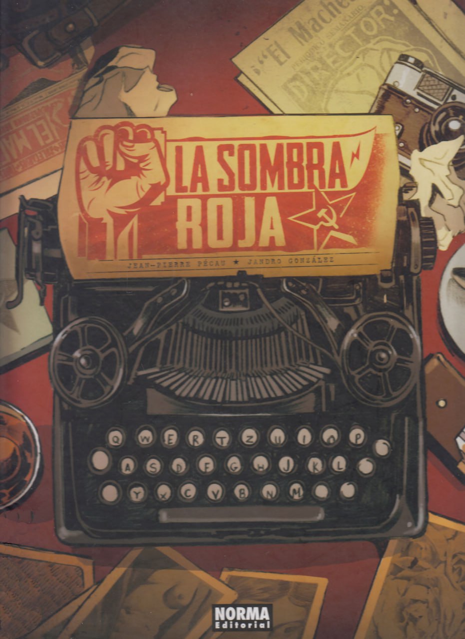 Portada ampliada de La Sombra Roja