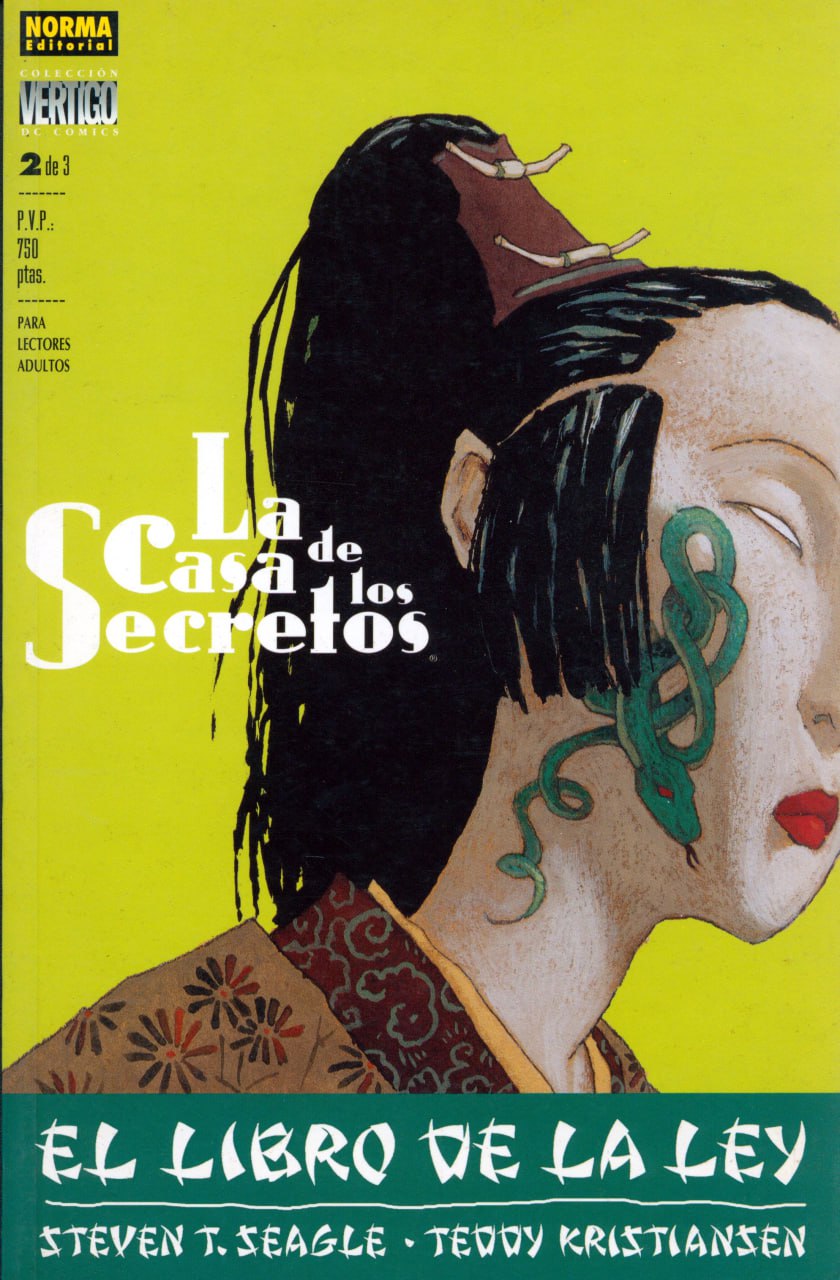 Portada ampliada de La Casa de los Secretos
