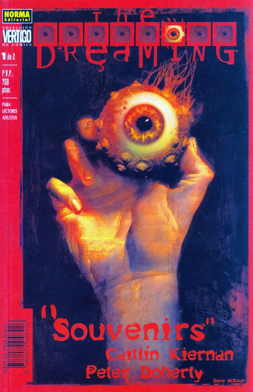 Portada ampliada de The Dreaming