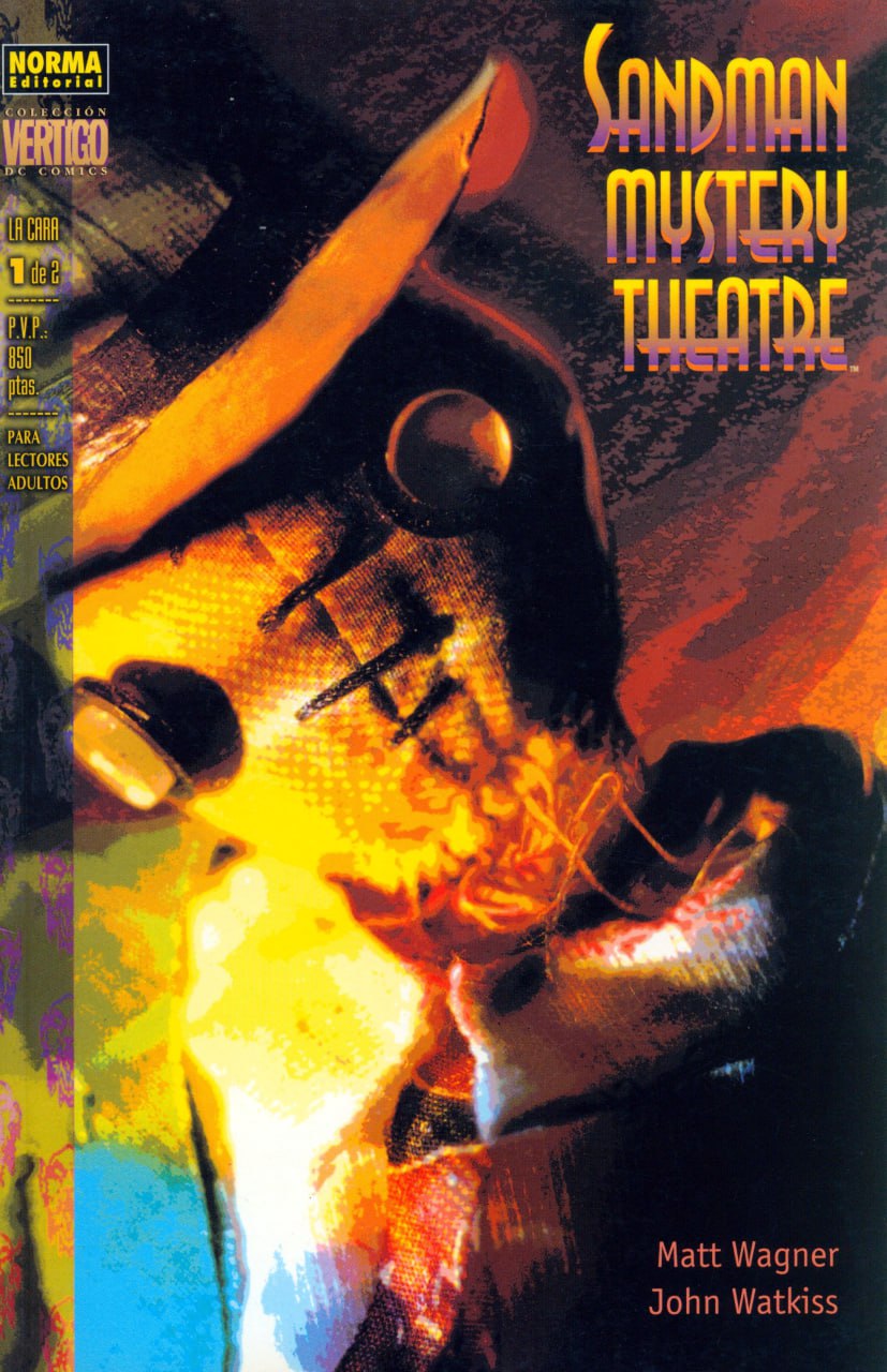 Portada ampliada de Sandman Mystery Theatre