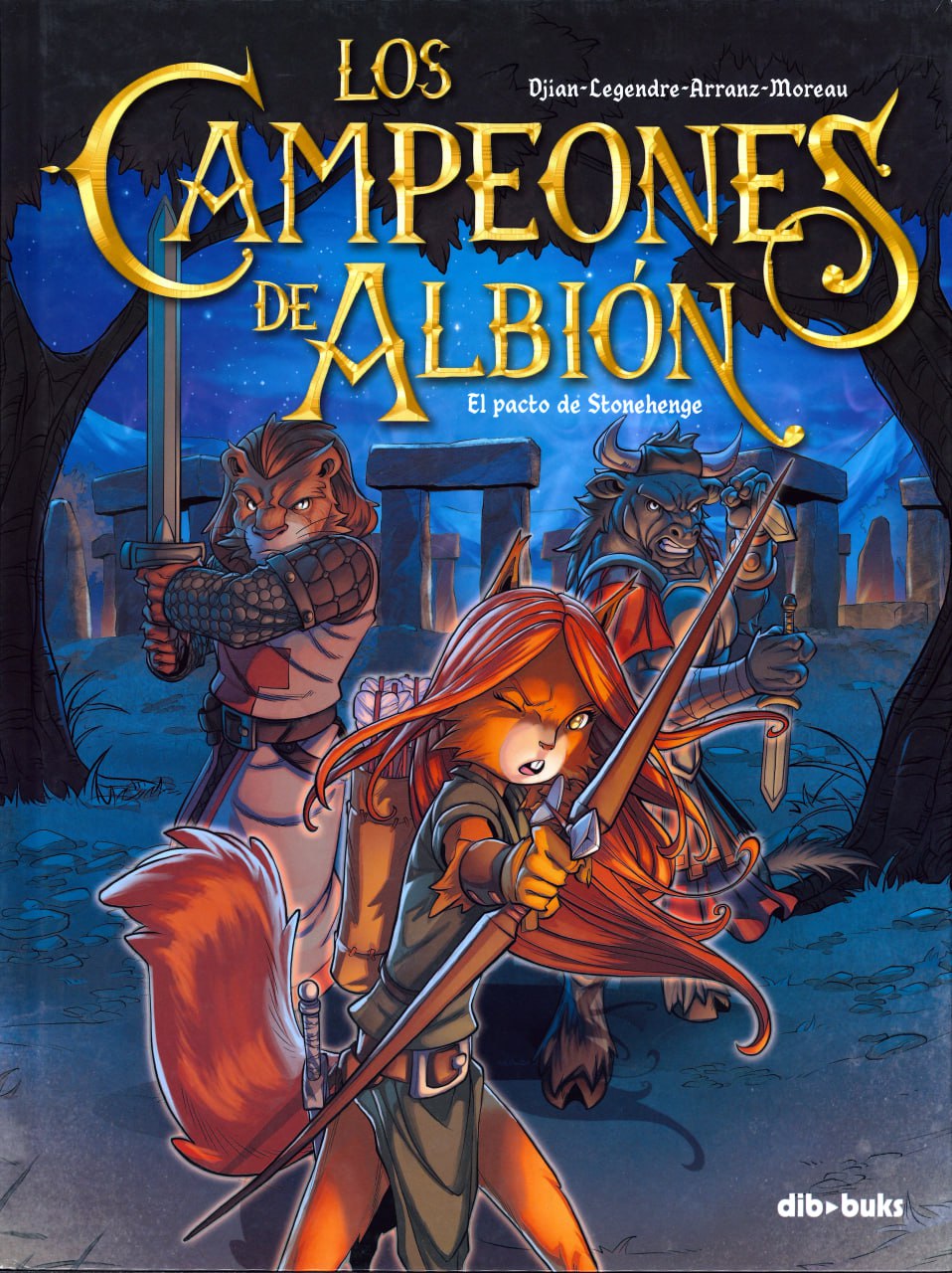 Portada ampliada de LOS CAMPEONES DE ALBION