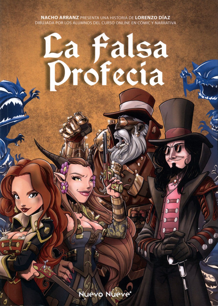 Portada ampliada de La falsa Profecía