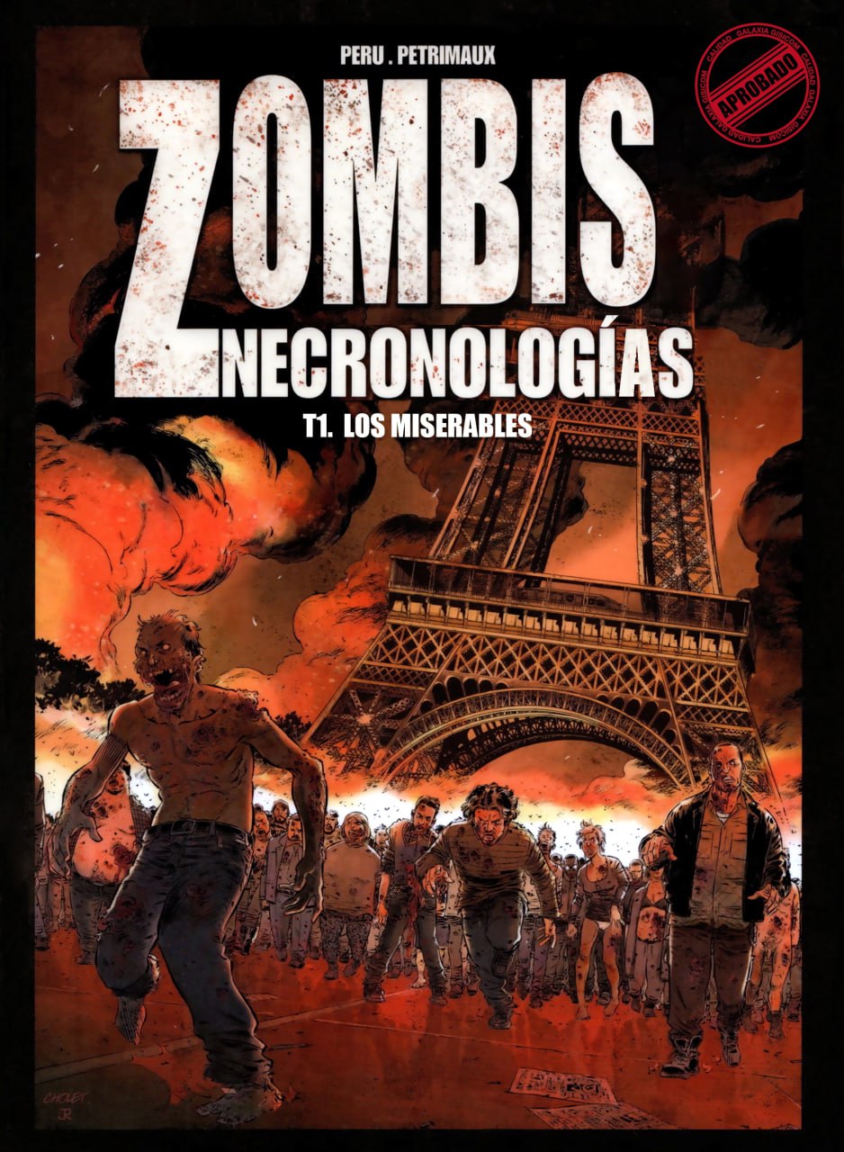 Portada ampliada de ZOMBIS NECRONOLOGÍAS
