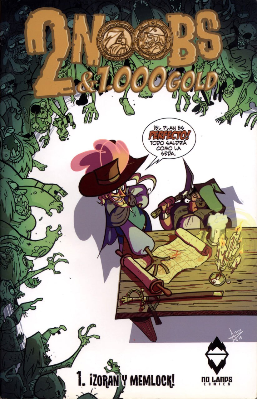 Portada ampliada de 2 Noobs & 1000 Gold
