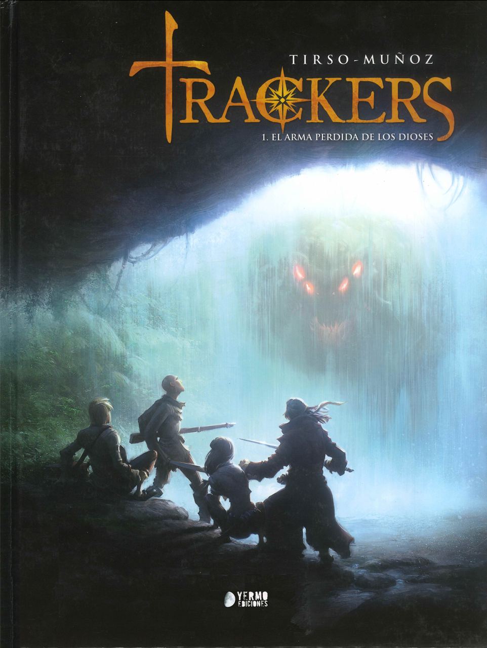 Portada ampliada de Trackers 1. El Arma Perdida de los Dioses