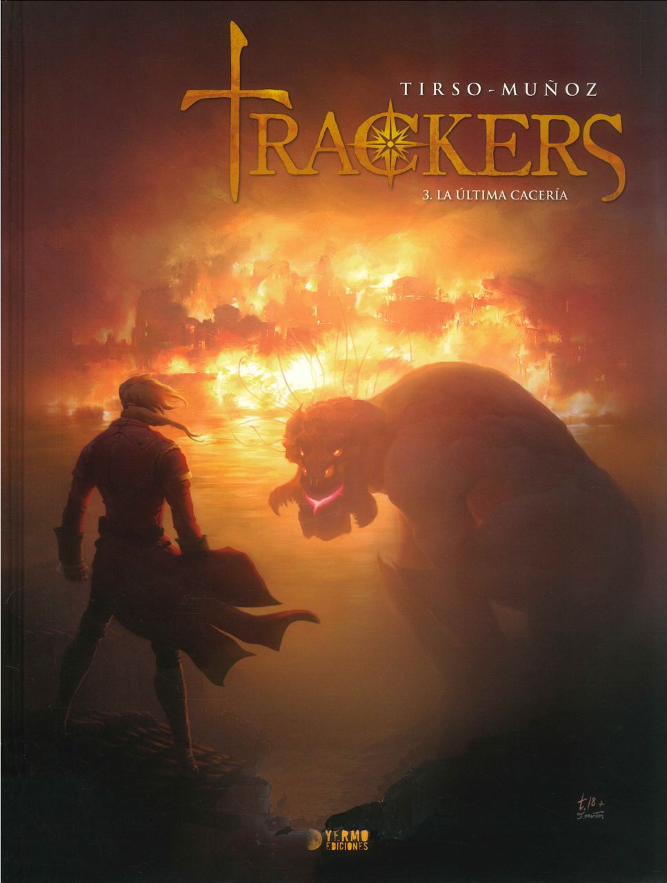 Portada ampliada de Trackers 3. La última cacería