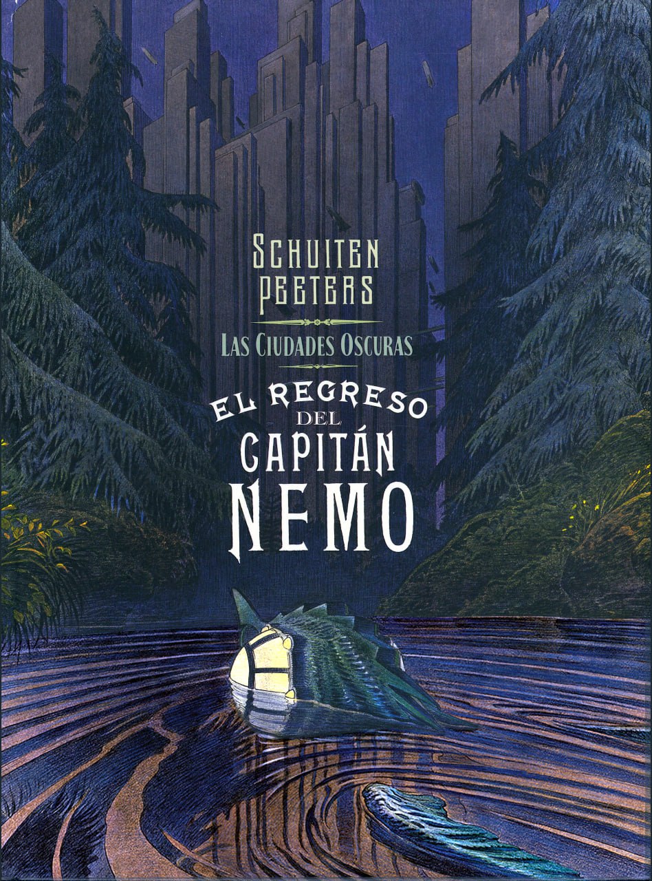 Portada ampliada de EL REGRESO DEL CAPITÁN NEMO
