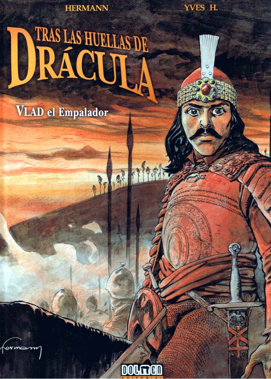 Portada ampliada de Tras las huellas de Drácyla