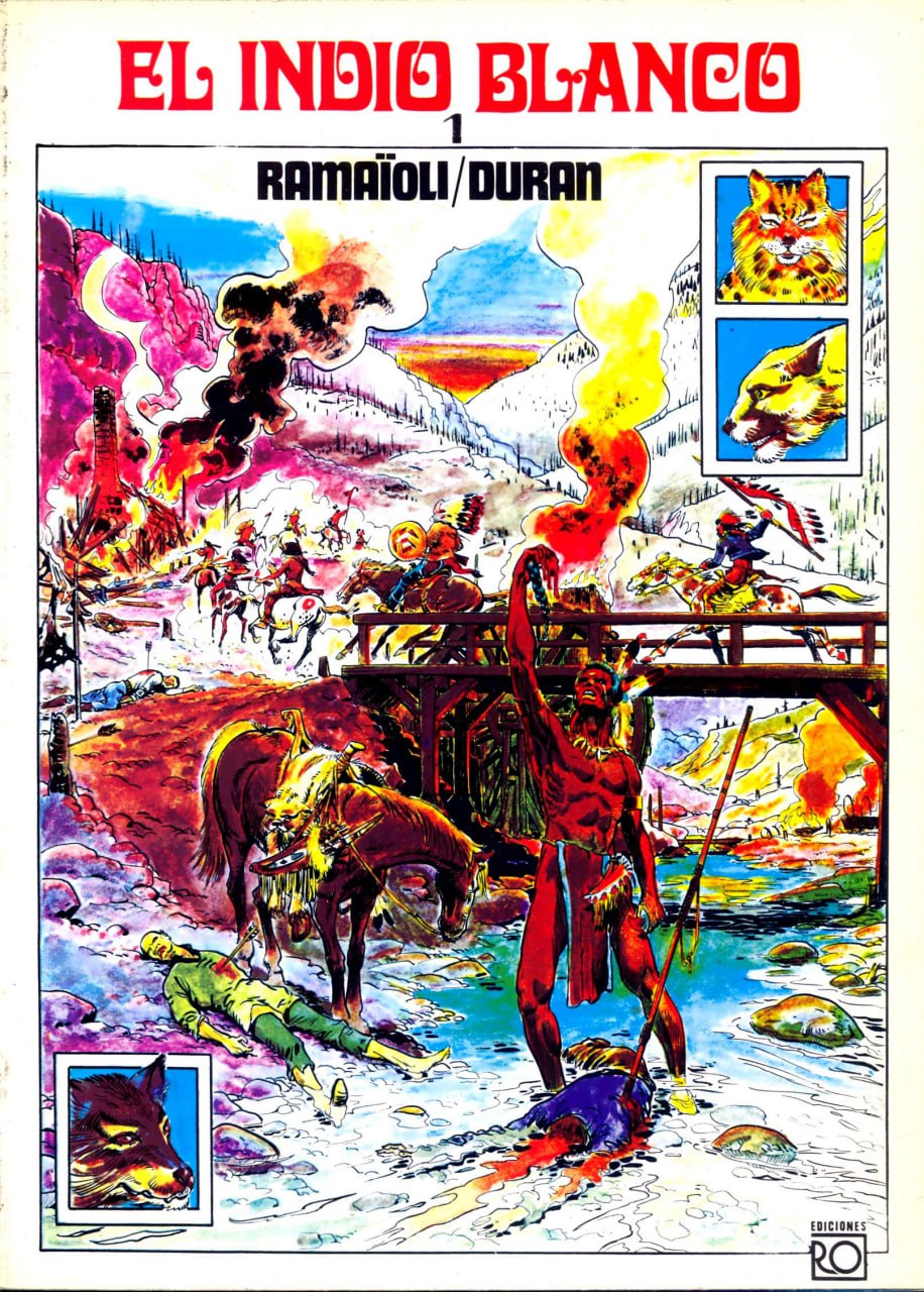Portada ampliada de EL INDIO BLANCO
