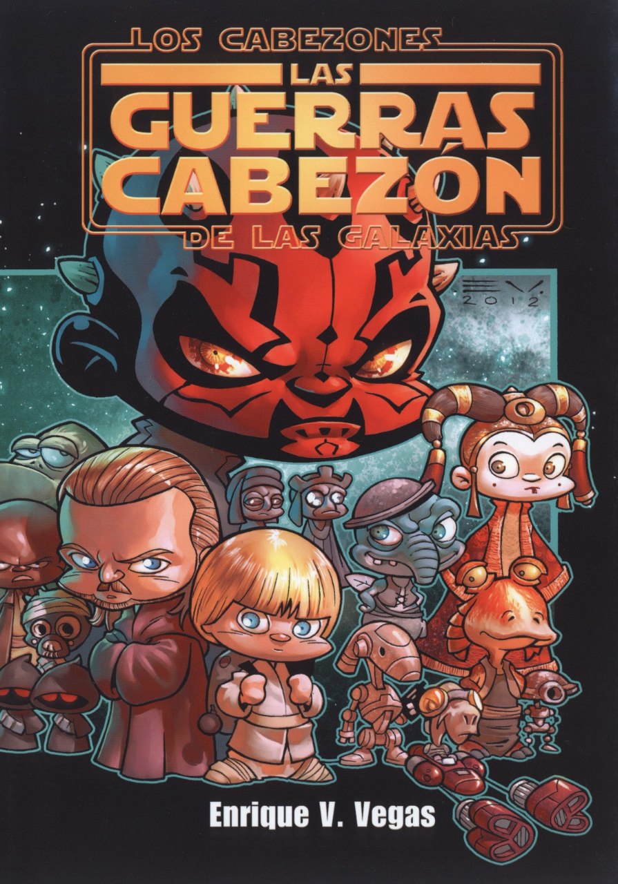 Portada ampliada de LOS CABEZONES LAS GUERRAS CABEZO DE LAS GALAXIAS
