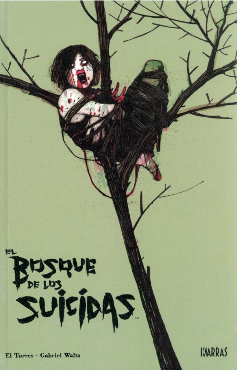 Portada ampliada de El bosque de los suicidas
