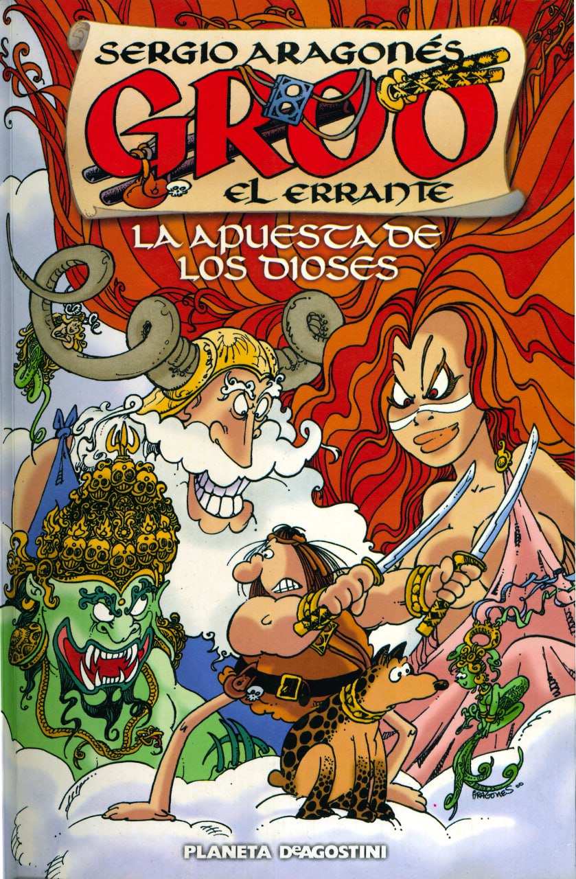 Portada ampliada de GROO EL ERRANTE LA APUESTA DE LOS DIOSES