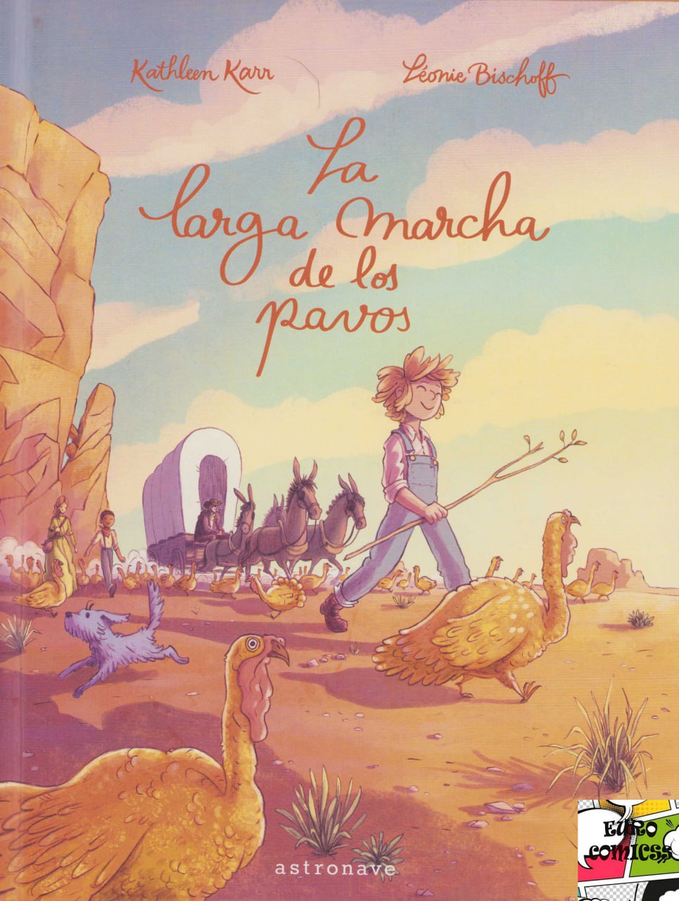 Portada ampliada de La larga marcha de los pavos