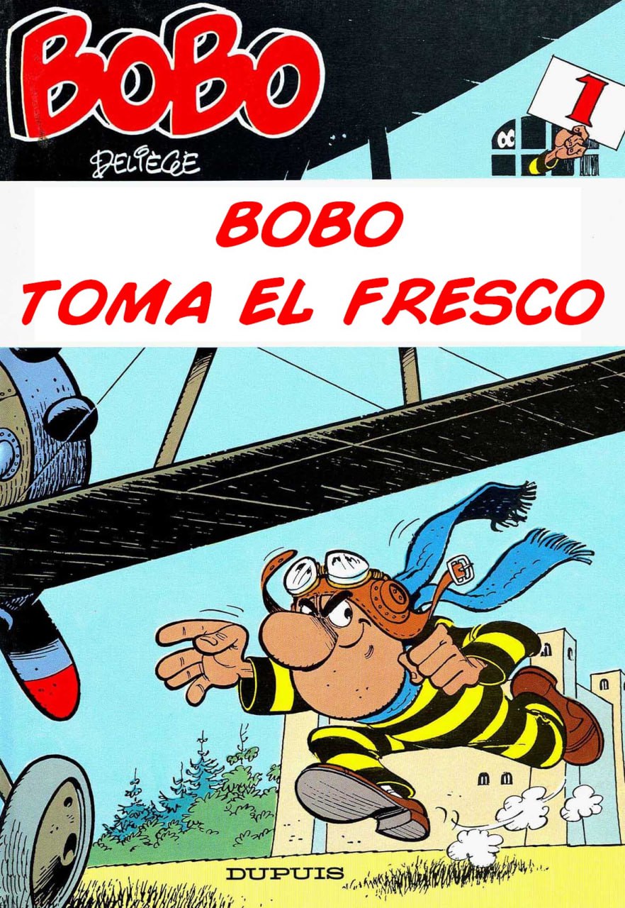 Portada ampliada de Bobo toma el fresco