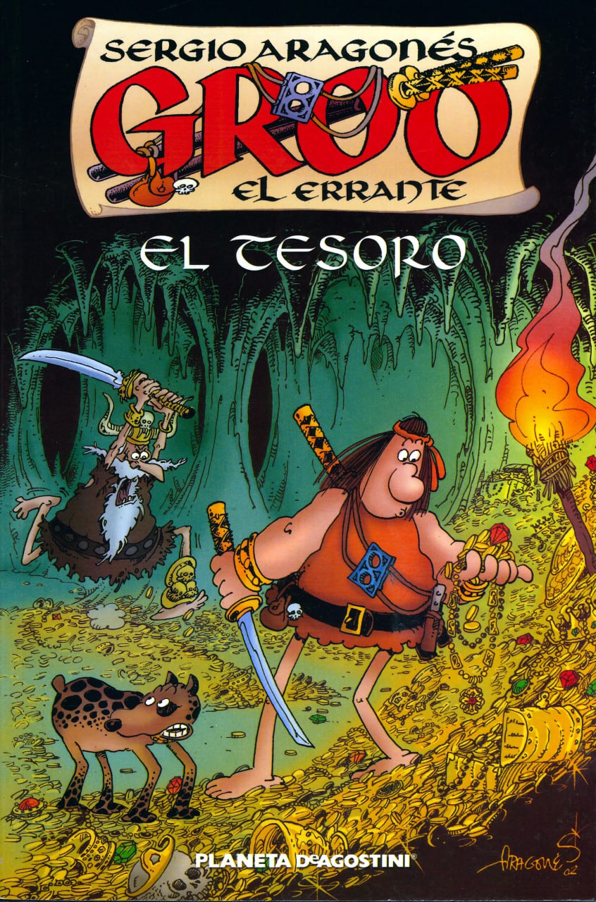 Portada ampliada de GROO EL ERRANTE EL TESORO
