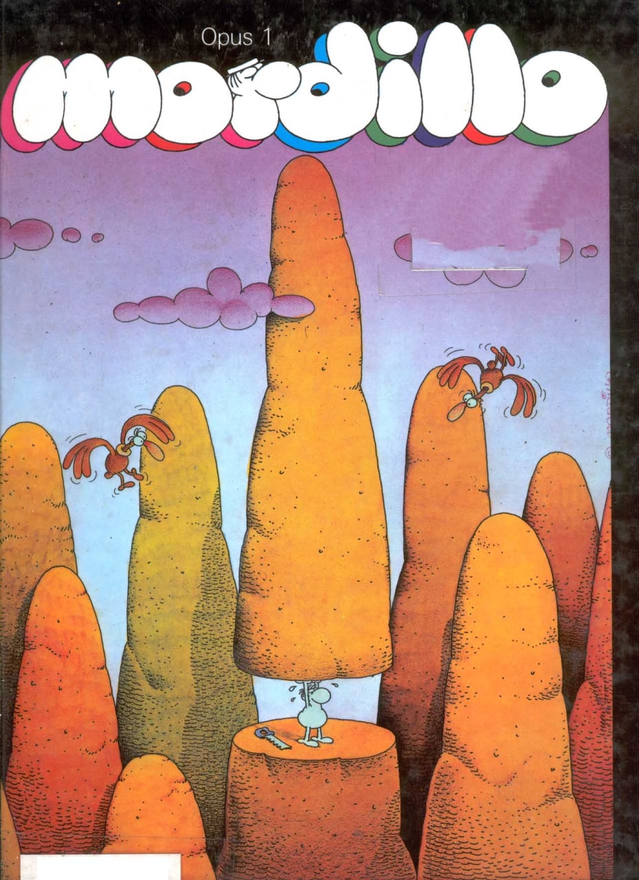 Portada ampliada de mordillo