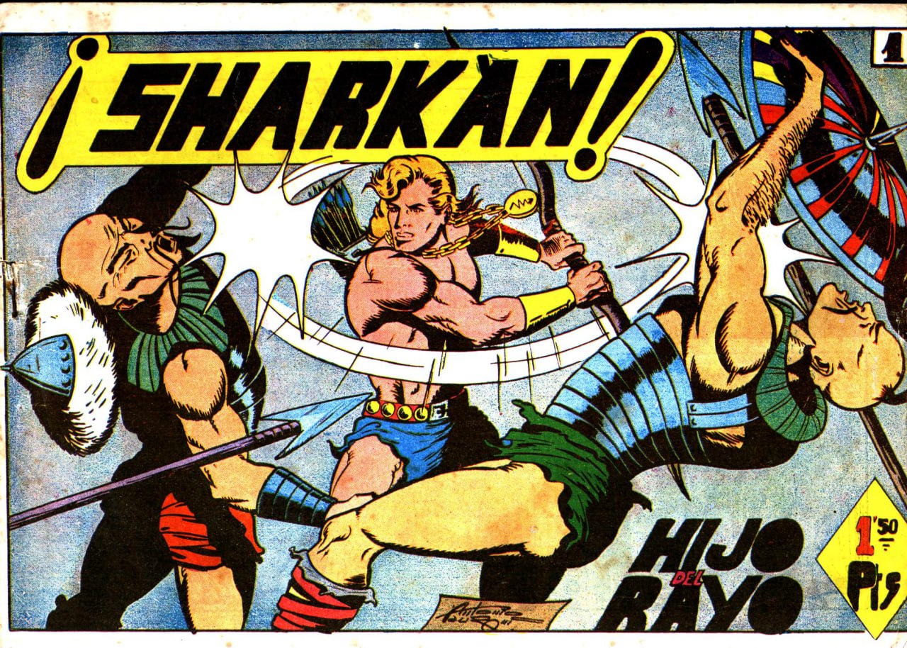 Portada ampliada de ¡SHARKAN!