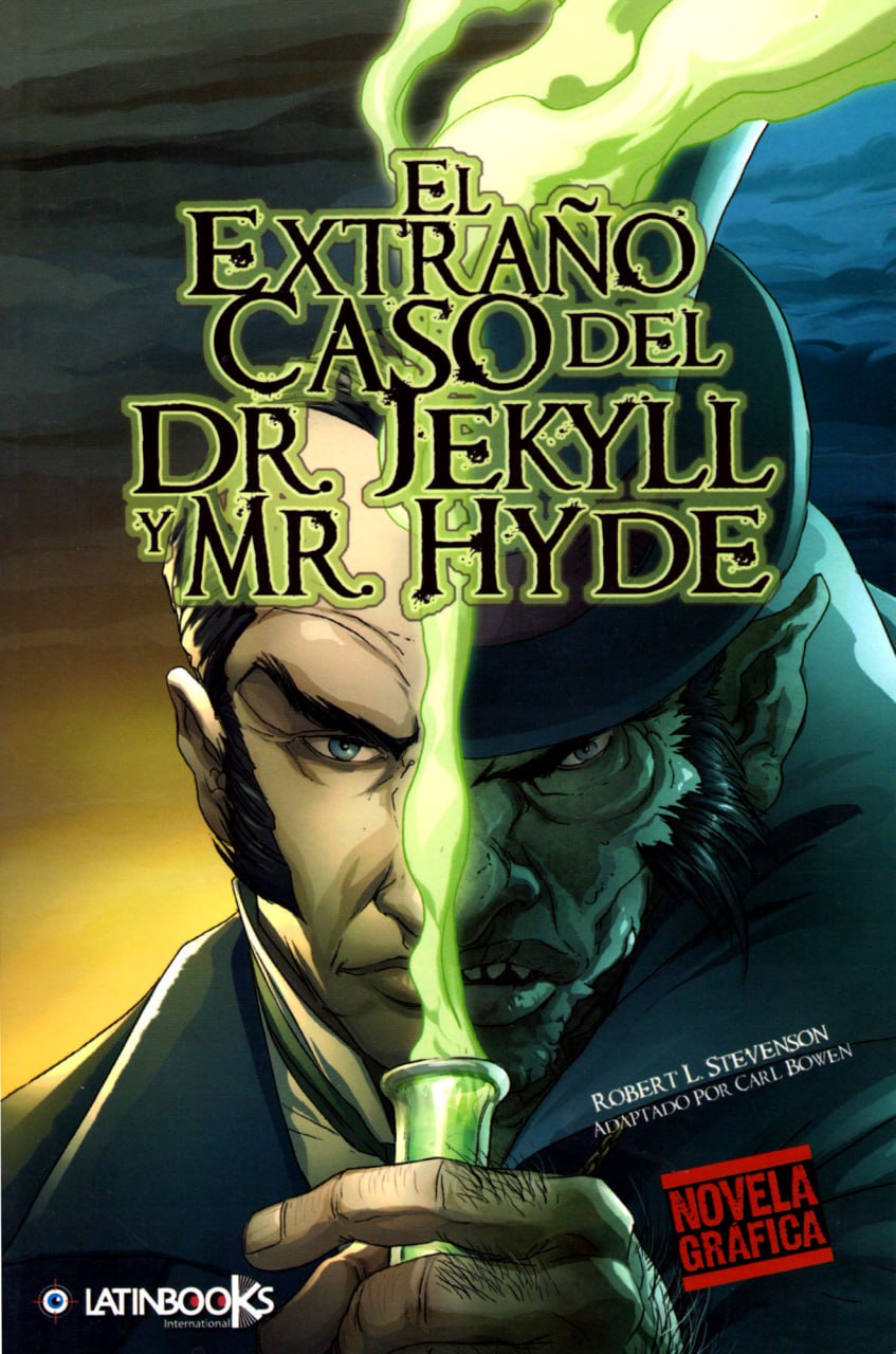Portada ampliada de El extraño caso del Dr. Jekyll y Mr. Hyde