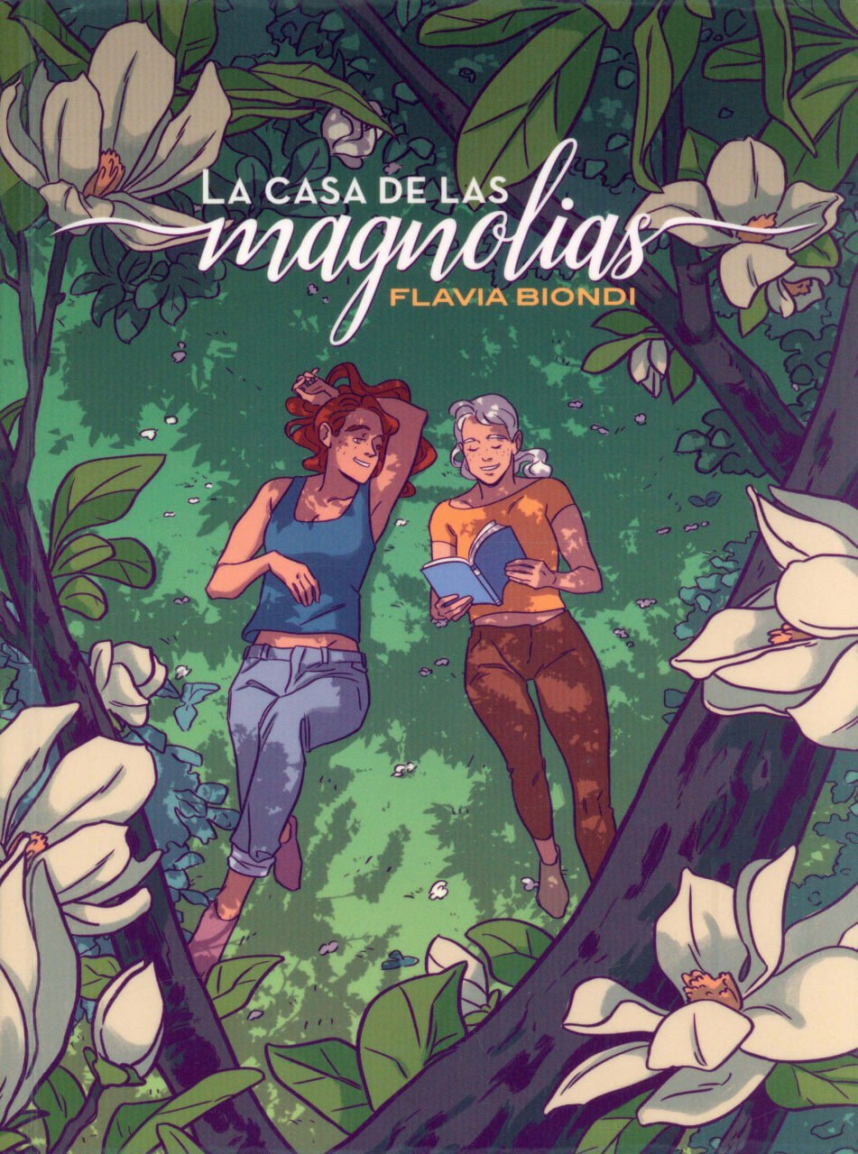 Portada ampliada de La casa de las magnolias