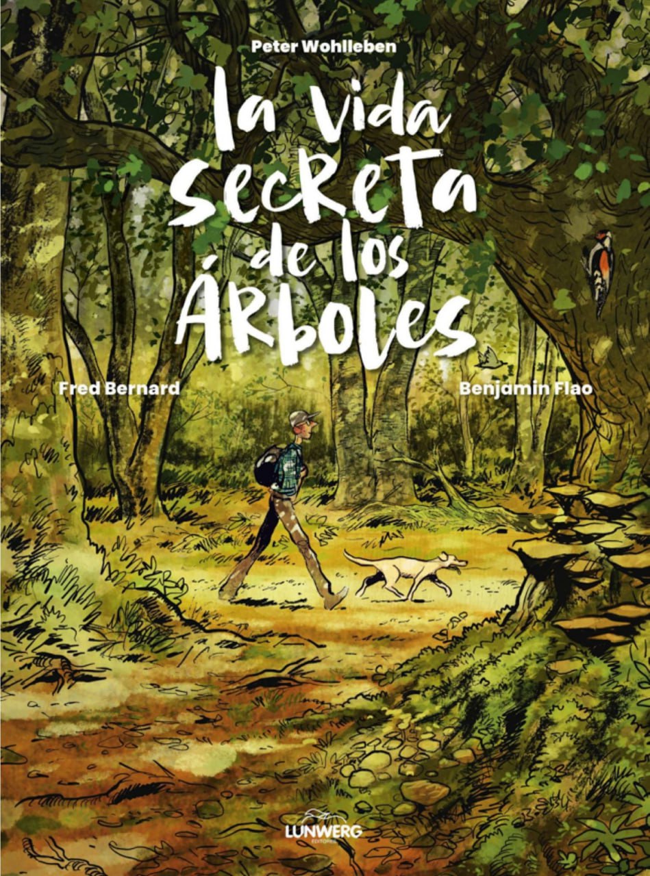 Portada ampliada de la Vida Secreta de los Árboles