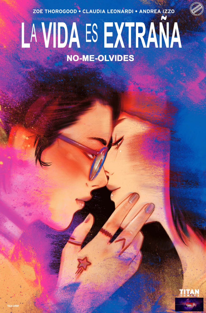 Portada ampliada de LA VIDA ES EXTRAÑA NO-ME-OLVIDES