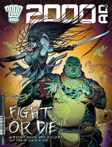 Portada ampliada de 2000 AD