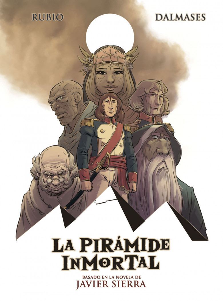 Portada ampliada de La Pirámide Inmortal