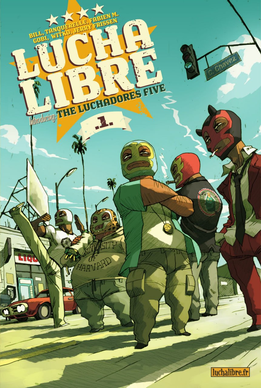 Portada ampliada de LUCHA LIBRE